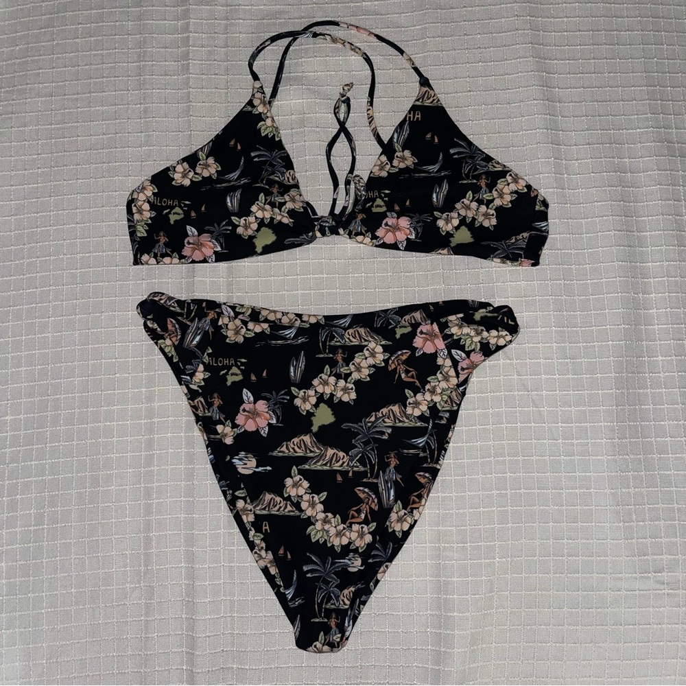 Kona Print Skatie Bikini Set